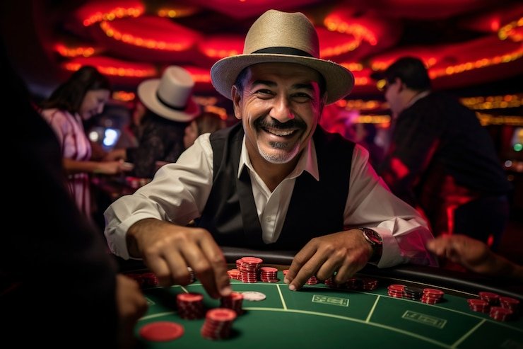 মোবাইল স্ক্রিনে গেমিং গাইডের নীয়ন দৃশ্য